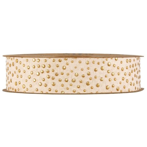 NASTRO GOLD DROPS MM25X10MT CREMA